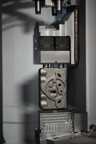 Spool Housing In Progress | CNC Machining Photo